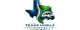 Texas Mobile Chiropractic logo featuring a spine and medical ambulance
